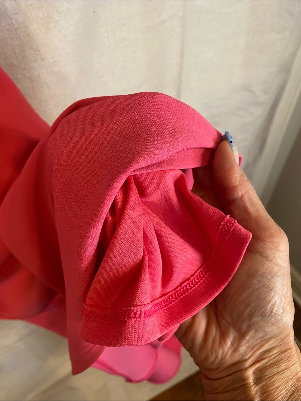 Siena Studio Hot Pink Twist-Front Midi Dress - Picture 5 of 12